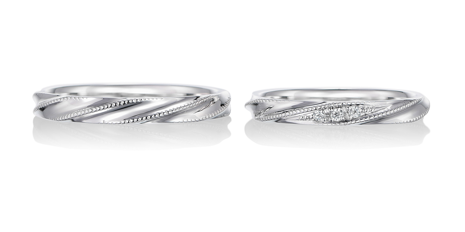 シュシュナのマリッジリング　結婚指輪　MJC-3-4